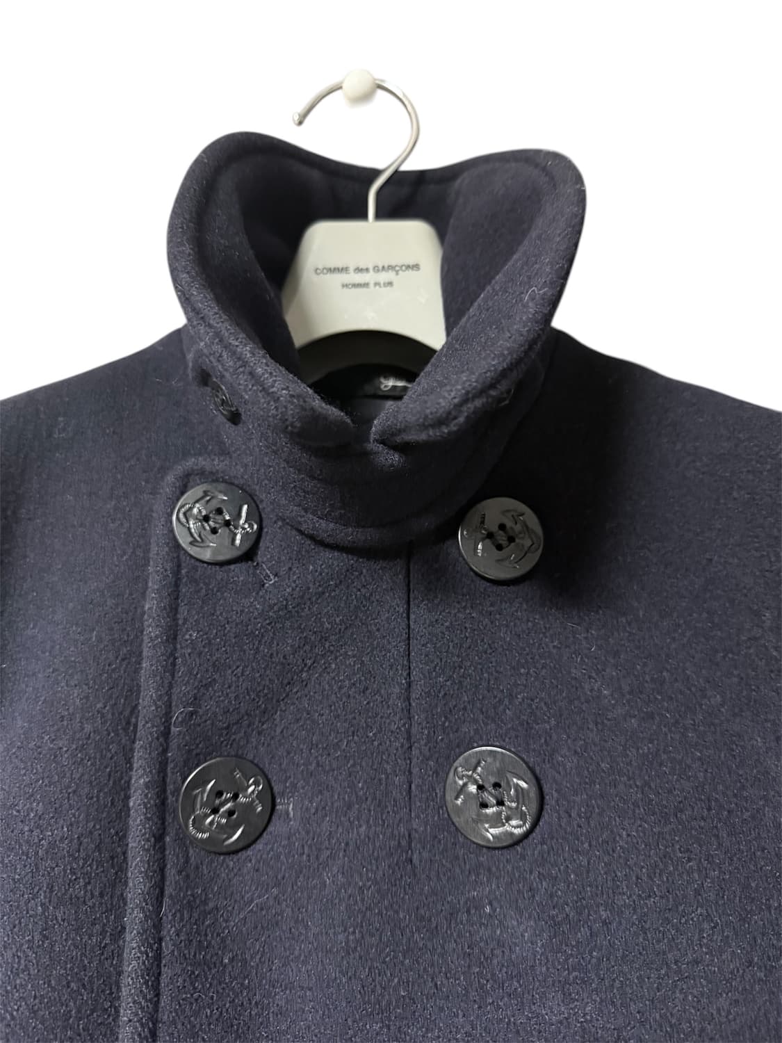 꼼데가르송 옴므 비조 디테일 피코트 상품이미지2