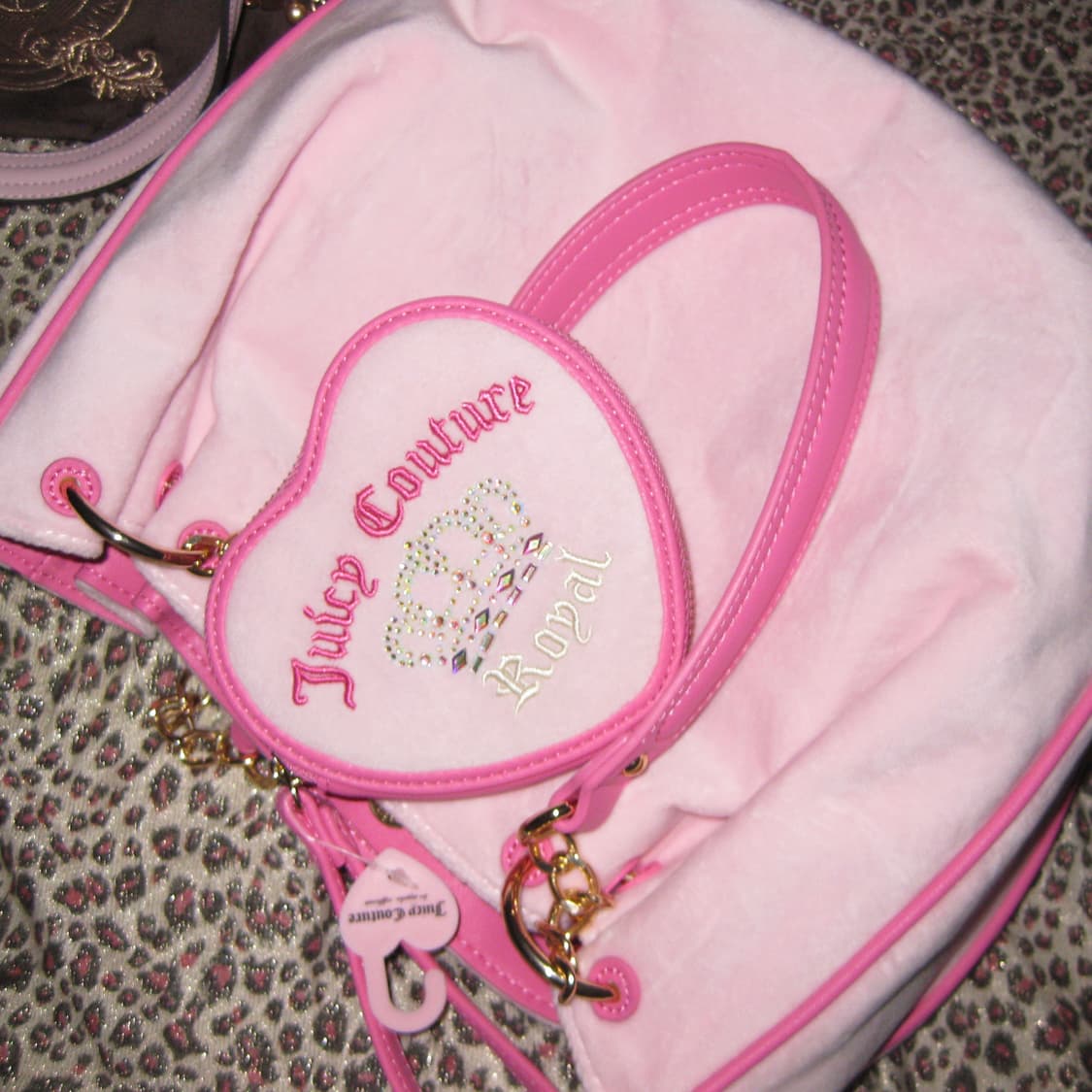 쥬시 꾸뛰르 핑크 킹덤 숄더백 + 하트 코인월렛 상품이미지2