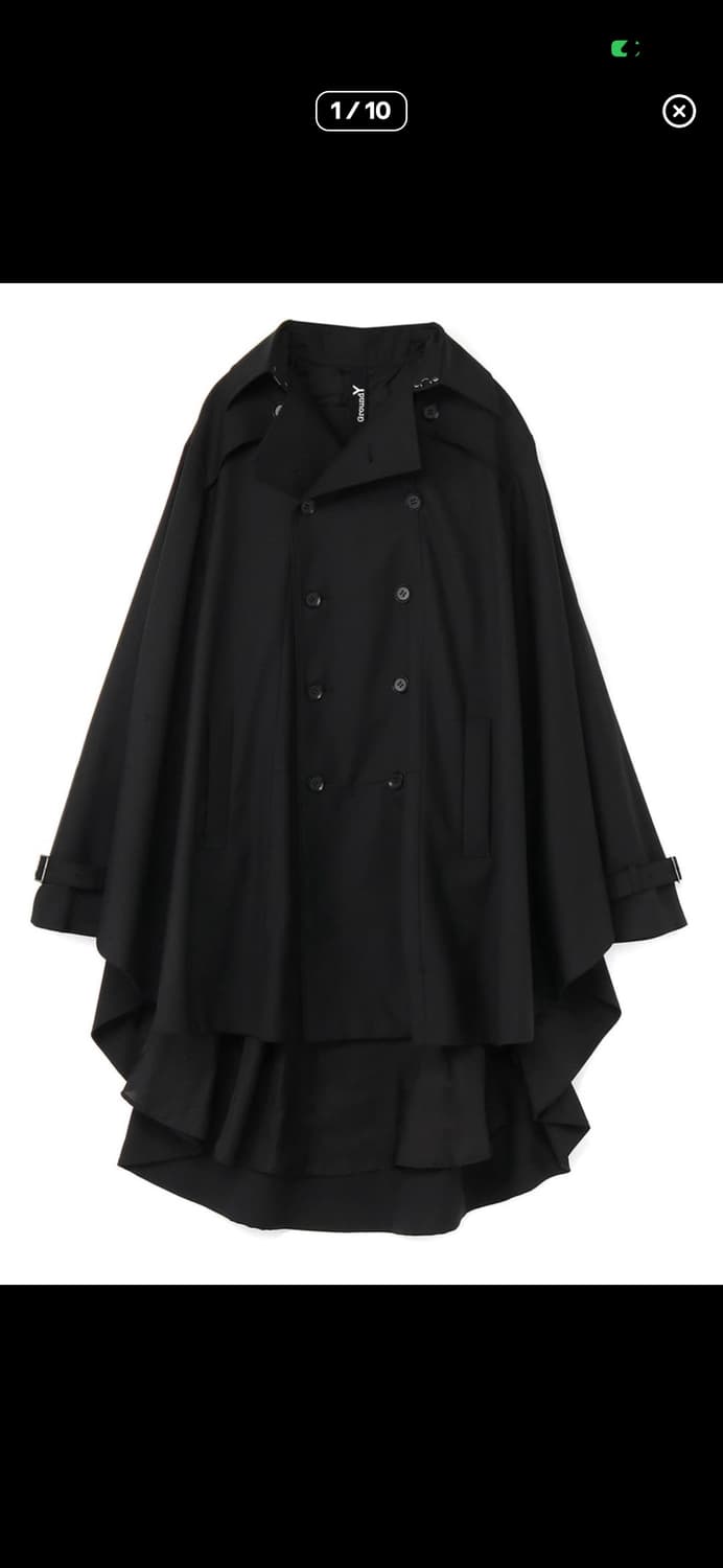 요지 야마모토 Ground Y 케이프 코트 상품이미지1