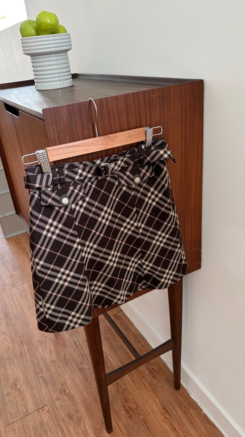 버버리 울 미니 스커트 상품이미지1