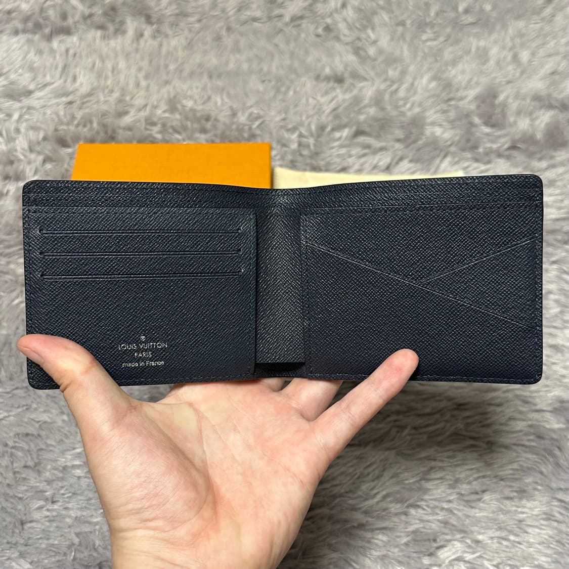 [풀구성] 루이비통 에삐 멀티플 월릿 반지갑 네이비 상품이미지4
