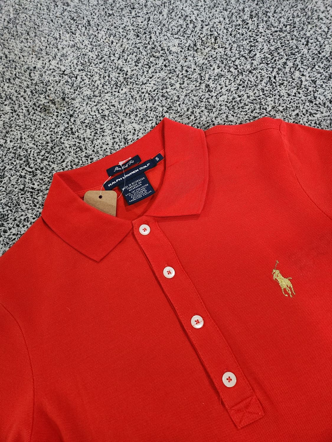 //Ralph Lauren 골프  레드 카라티 S 상품이미지3