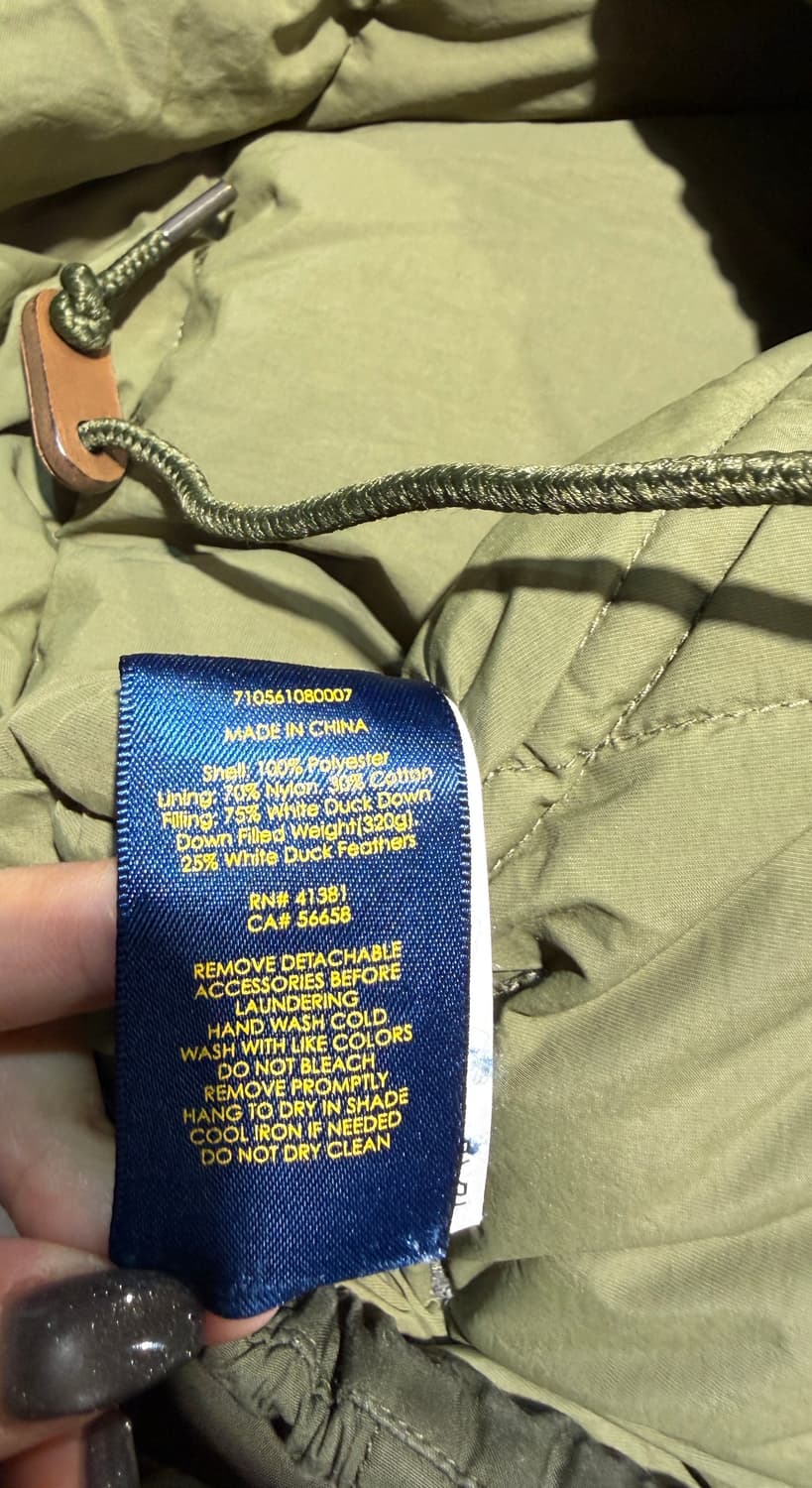 폴로 랄프로렌 엘름우드 덕다운 푸퍼 패딩 상품이미지7