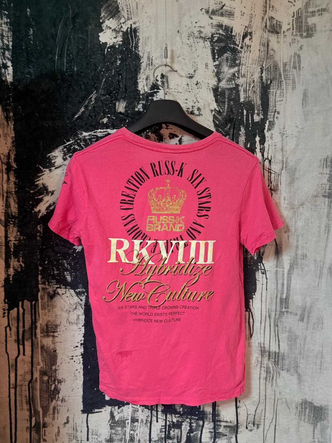 Russ-K pink half t-shirt  상품이미지3