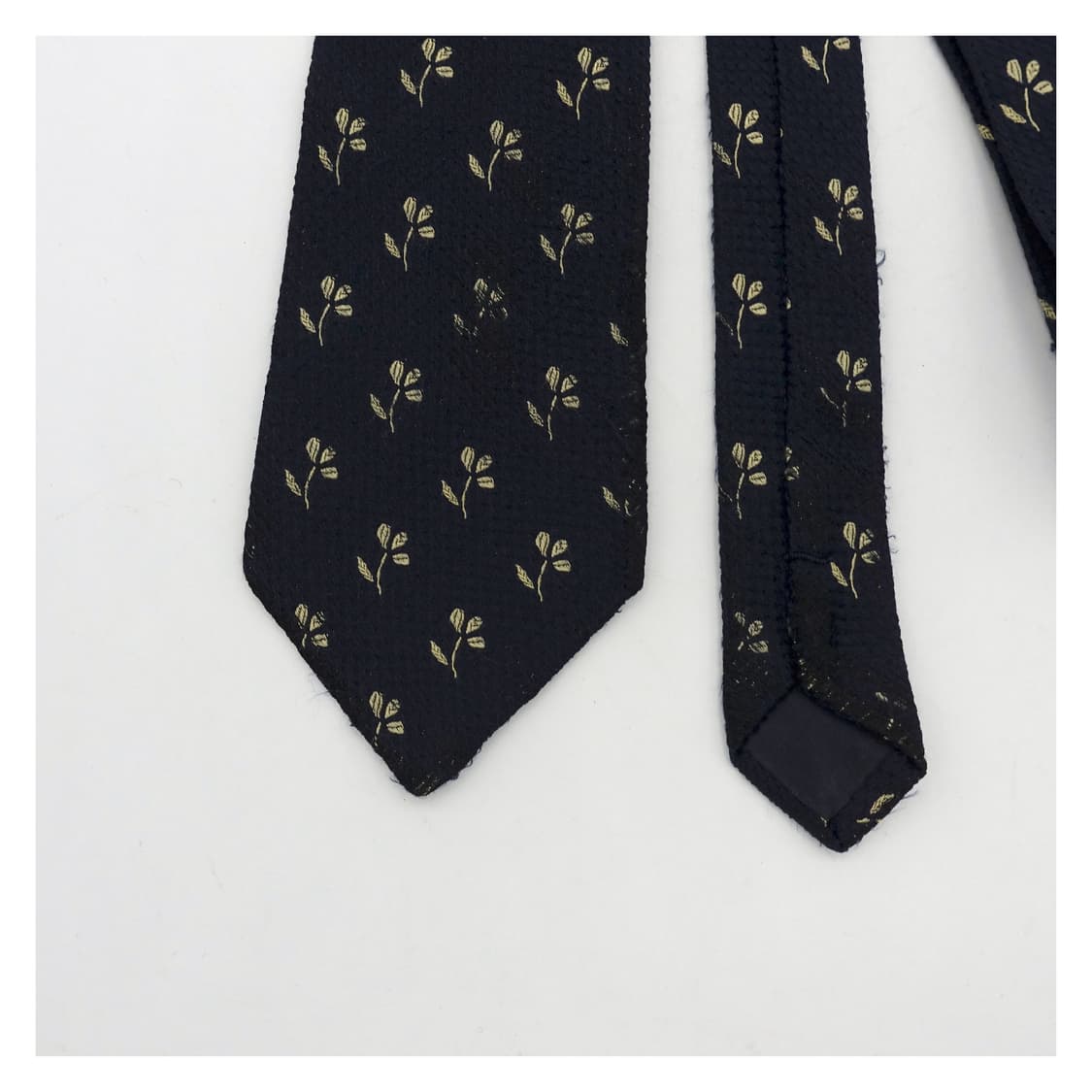 COMMEdesGARCONS 꼼데가르송 옴므 실크 자카드 프레피 넥타이 상품이미지4