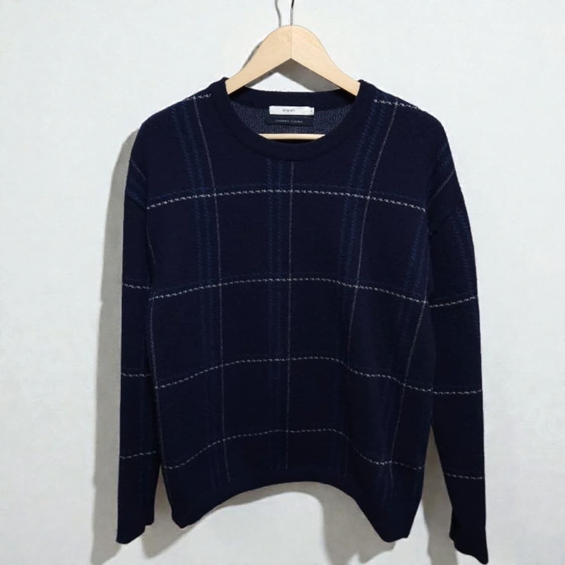 100)epigram 에피그램 캐시미어 니트 네이비 상품이미지2