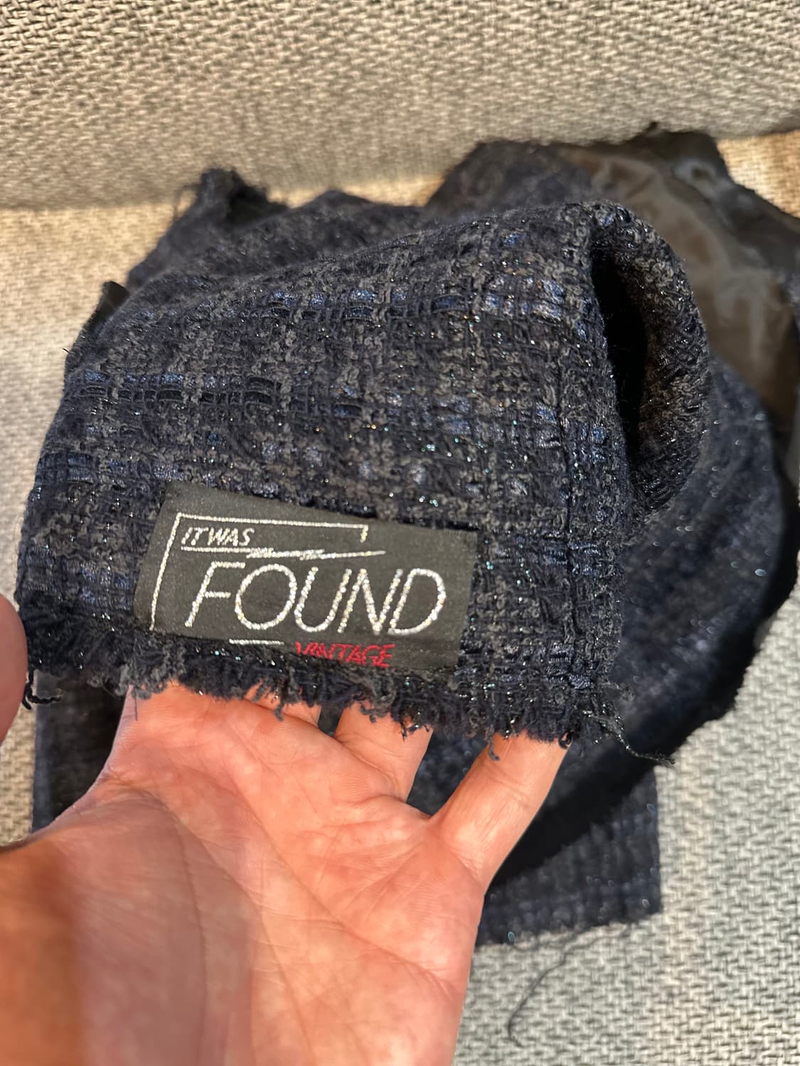 스탠드얼론 트위드 랩 스커트 상품이미지5