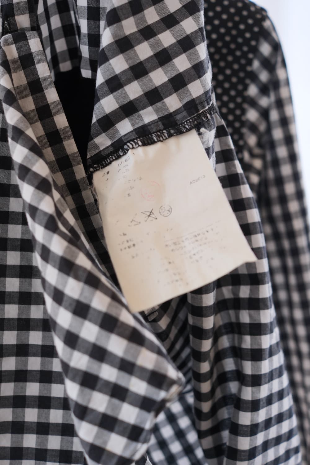 Patchwork gingham check shirt 상품이미지7