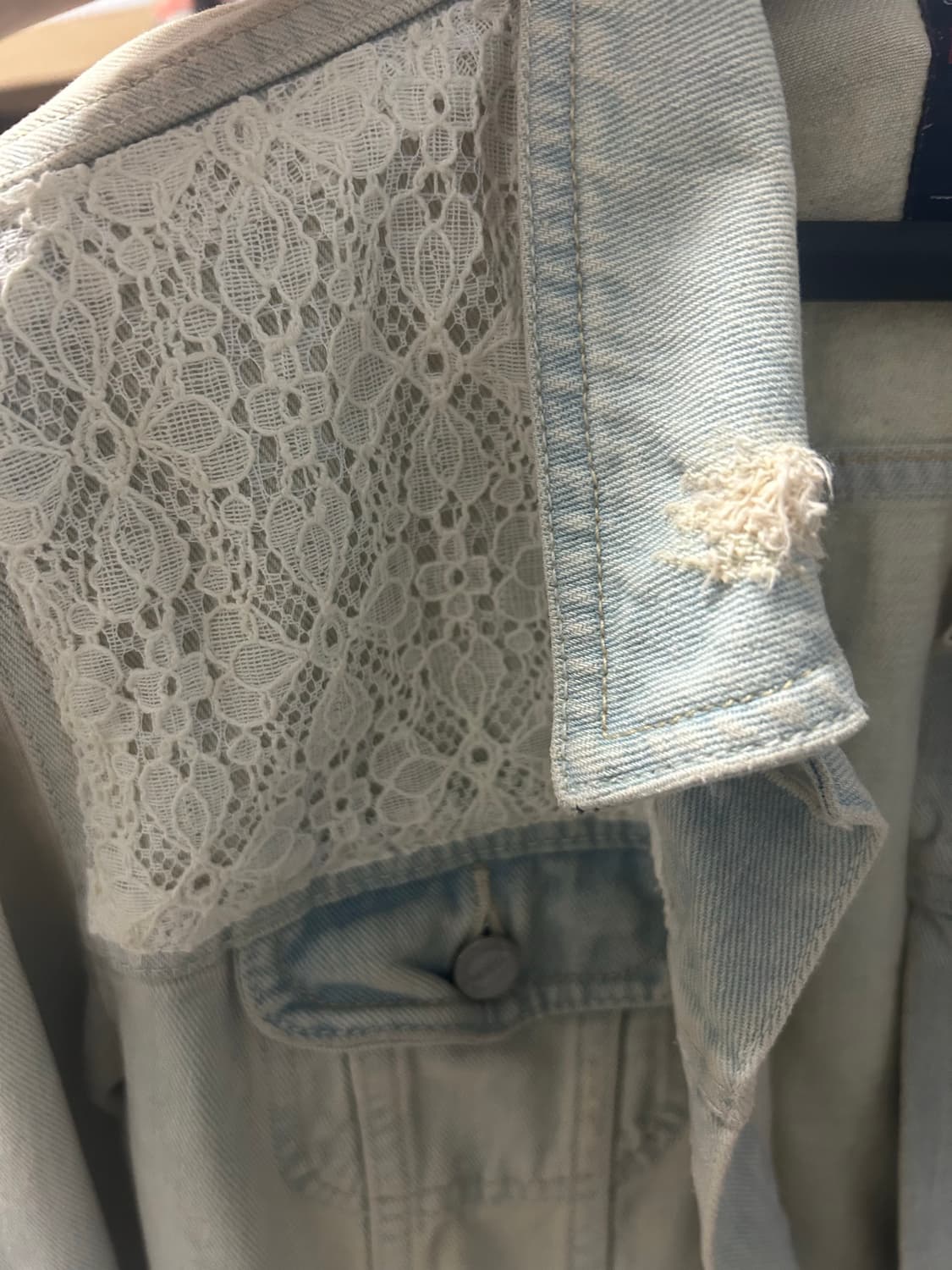 Bershka 데님 자켓 상품이미지3