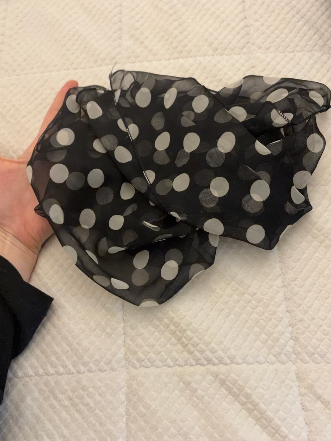 빈티지 도트 스카프 상품이미지4