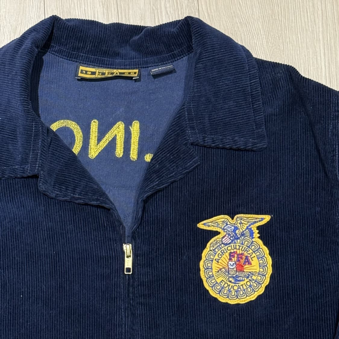 FFA 코듀로이 자켓 100-44 오리지널 네이비 워크 빈티지 자켓 상품이미지1