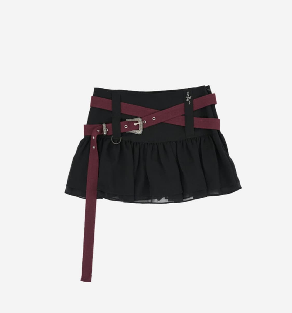 엘프엘프엘프 아카이브스 웨스턴 스커트 와인 상품이미지1