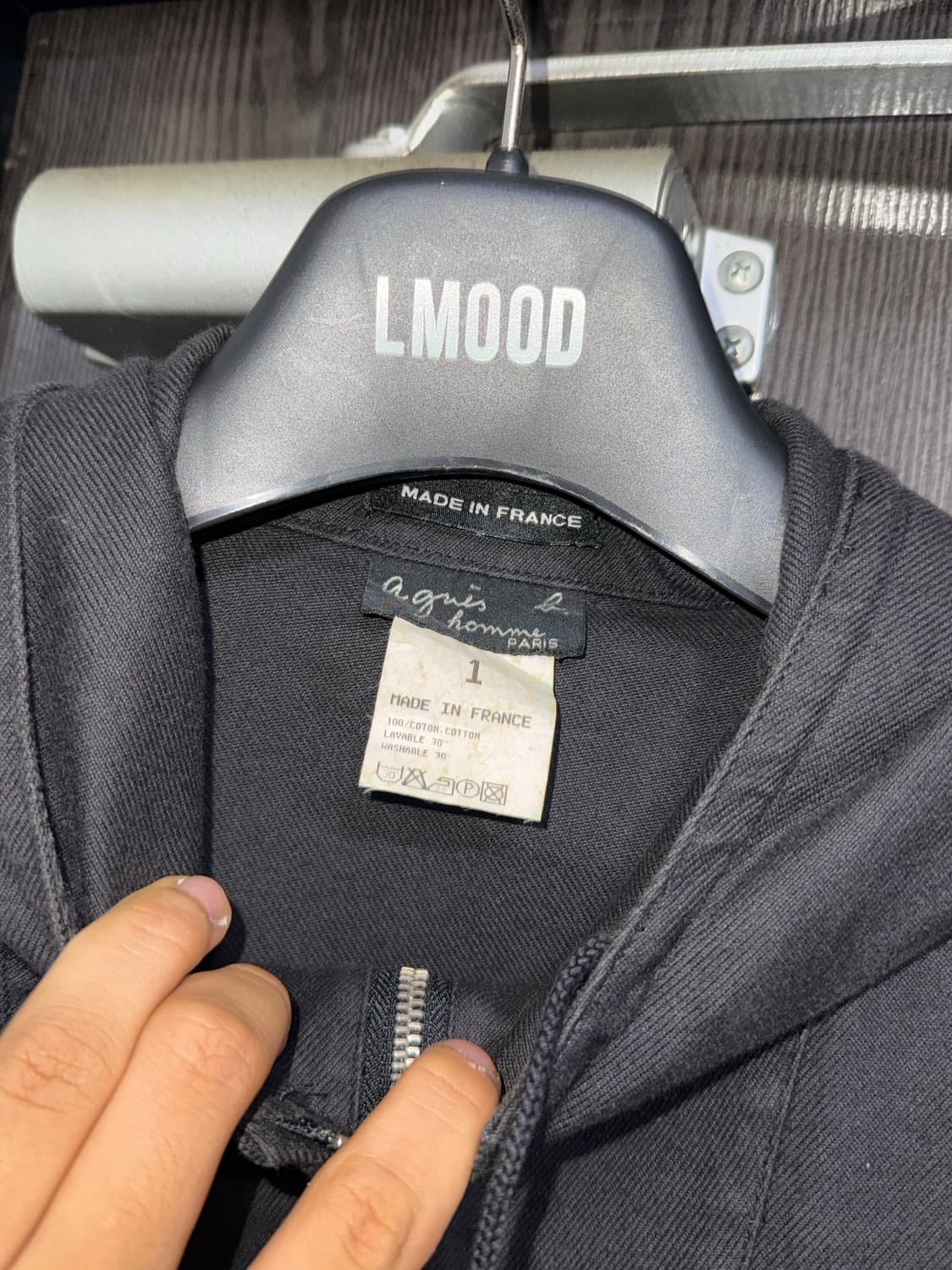 <예약중> 90s agnes b 아네스베 코튼 집업 자켓 상품이미지6