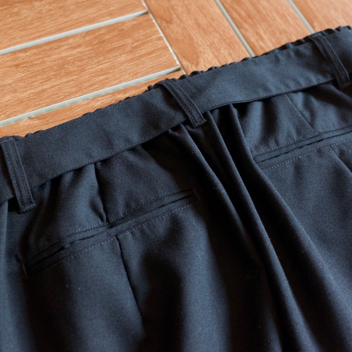 Attachment belted wool trouser slacks 상품이미지7