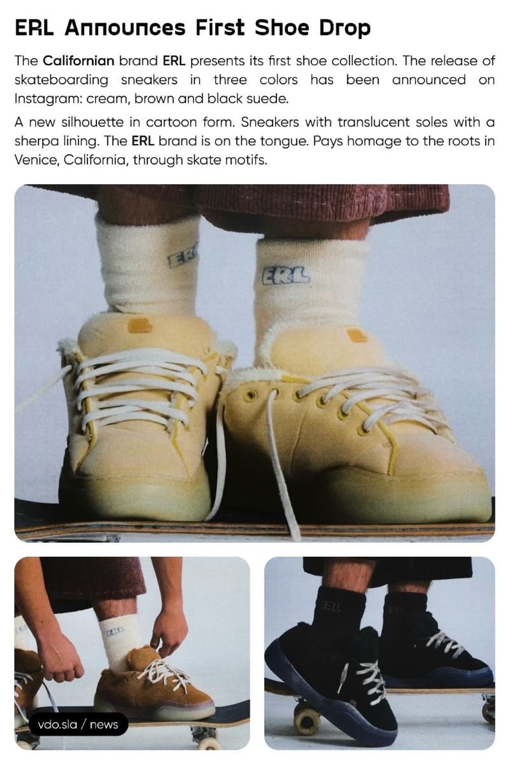 Erl 뱀프 코듀로이 블랙 US 7 (250) 상품이미지4