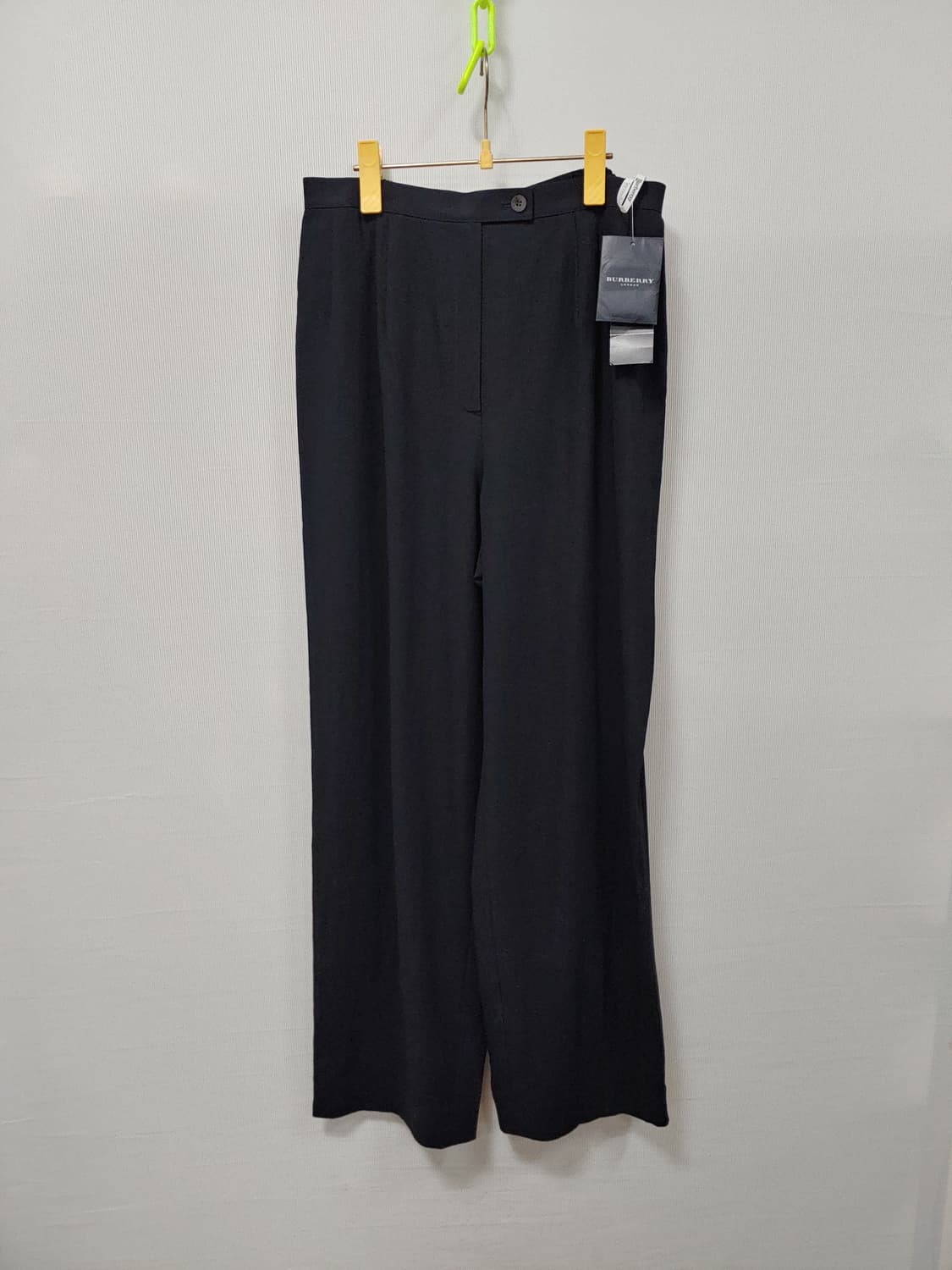 버버리 블랙 와이드 팬츠 마바지 린넨 새상품 30~31 상품이미지1