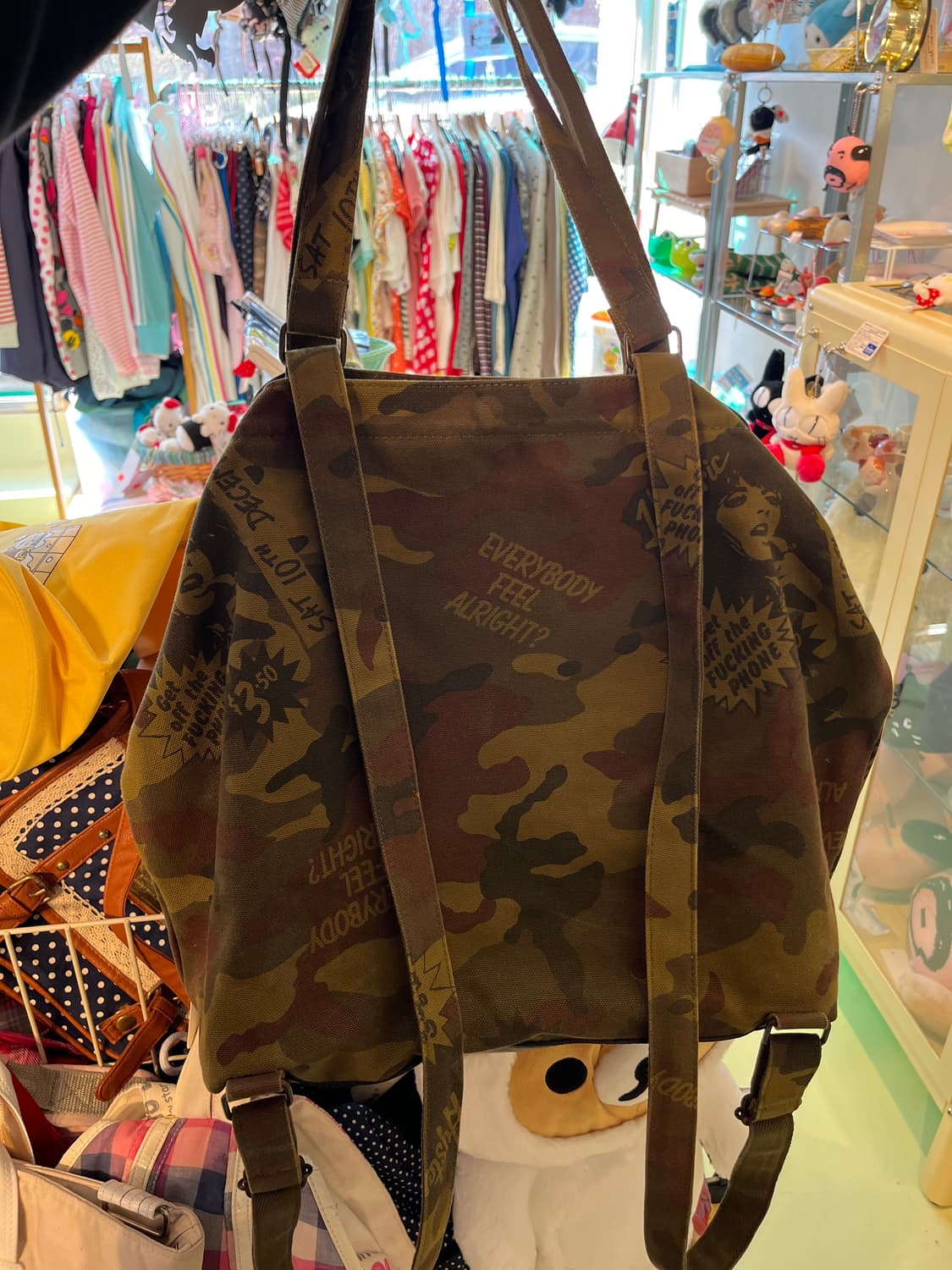 히스테릭 글래머 밀리터리 2way 가방👾 상품이미지3