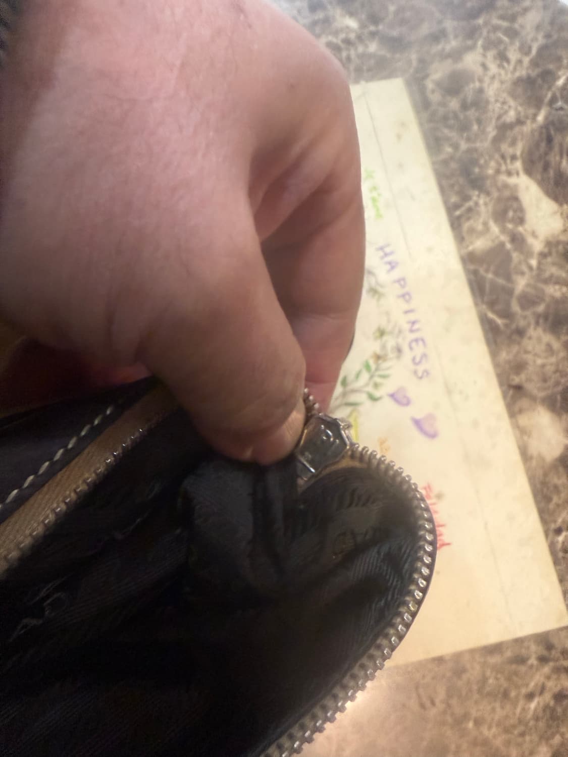 정품 프라다 테수토 포코노 레더 버클 바켓트백 팝니다 상품이미지7