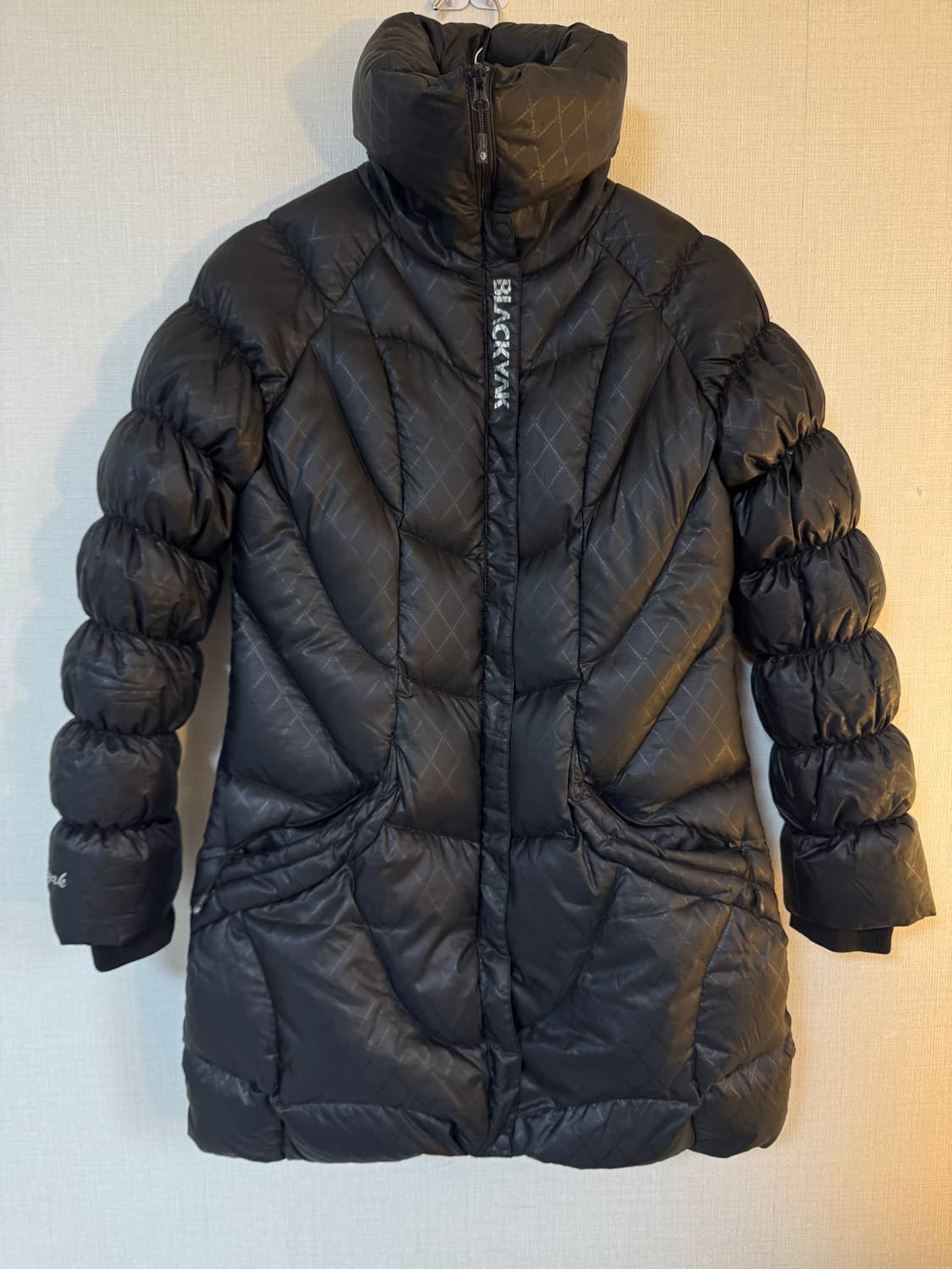 [95]블랙야크 구스다운 여성 롱패딩 상품이미지1