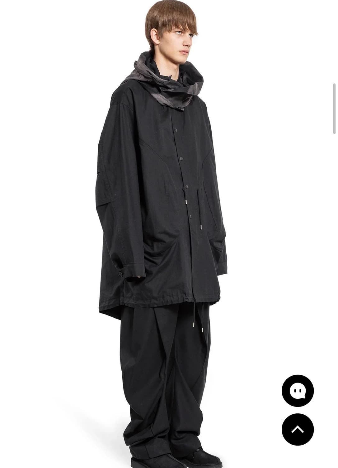 [M] 지용킴 선블리치 피쉬테일 코트 상품이미지2