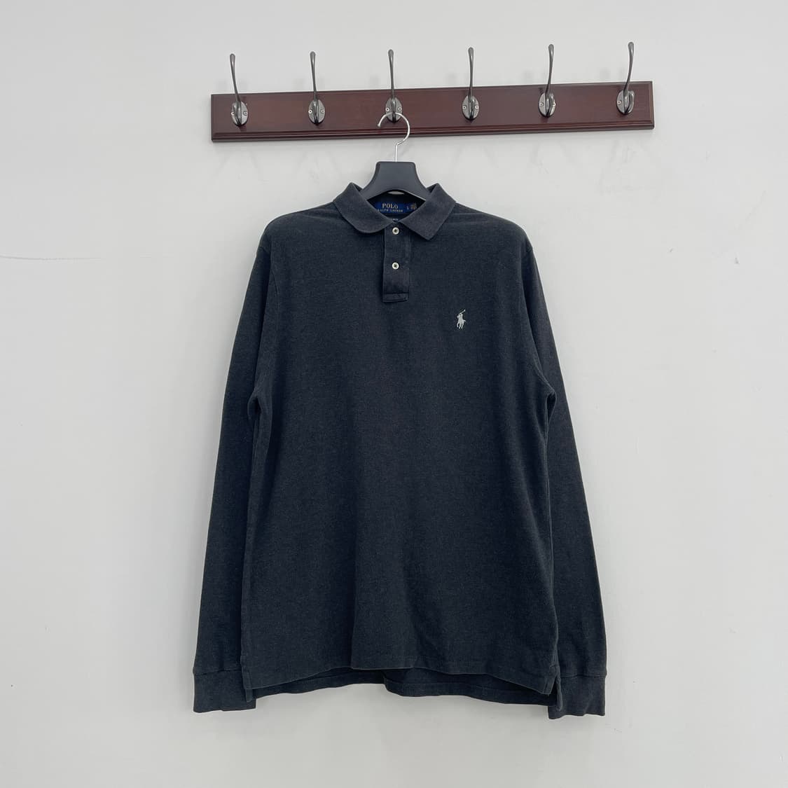 폴로 랄프로렌 남성 롱슬리브 폴로 셔츠 카라티 100-105 상품이미지1