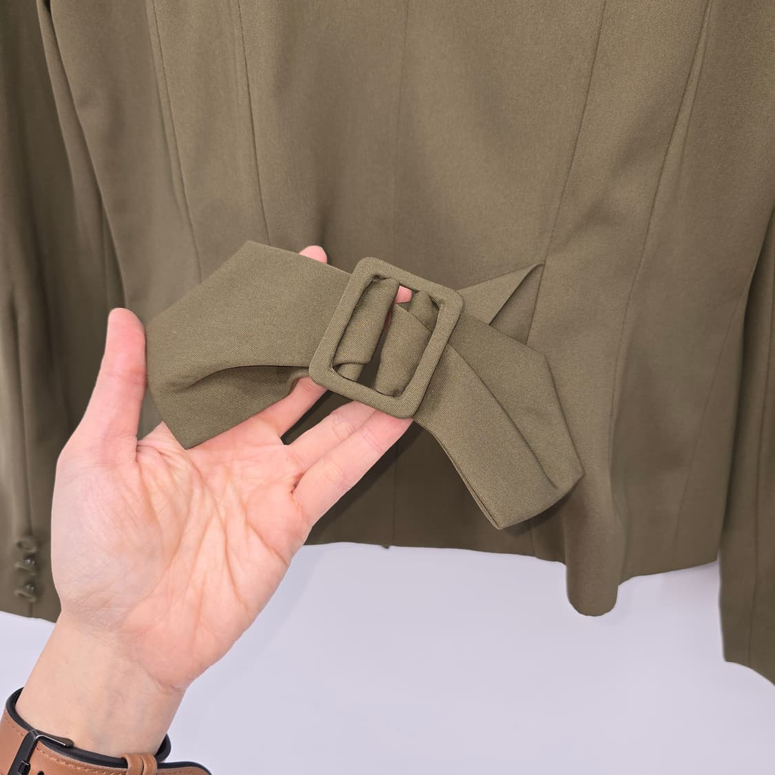 일본 빈티지 올리브 클래식 자켓 상품이미지7