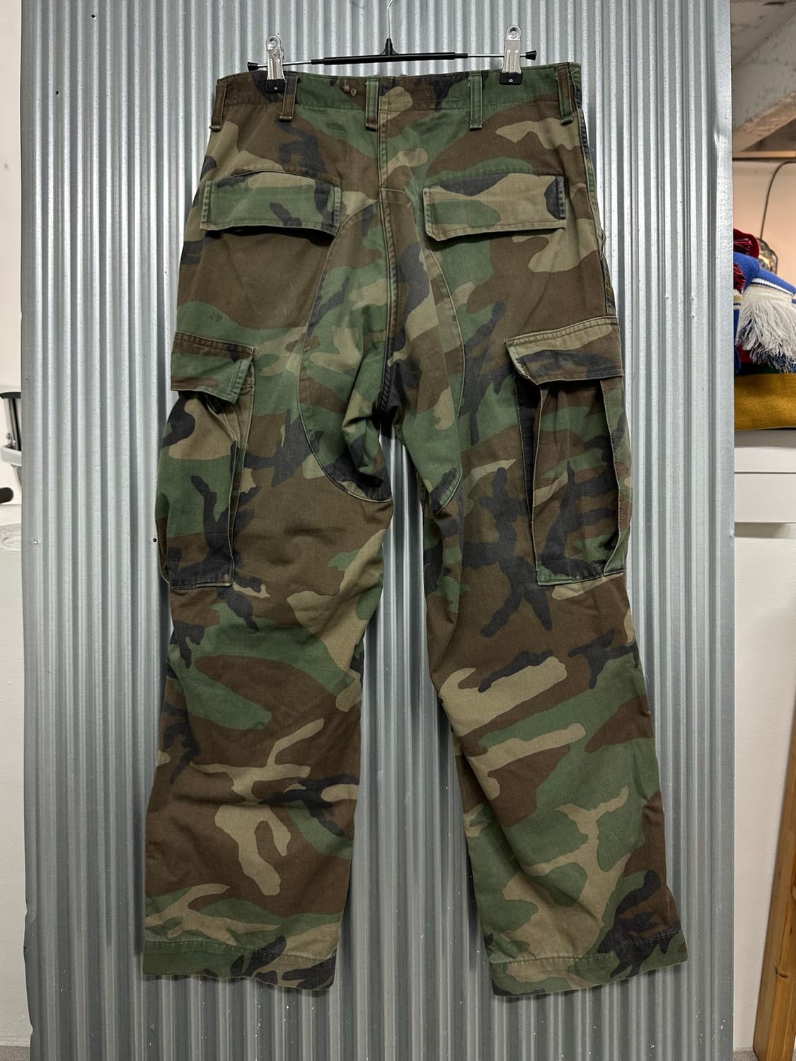 (s레귤러 )90s U.S.ARMY 미군 우드랜드 BDU 카고팬츠 상품이미지2