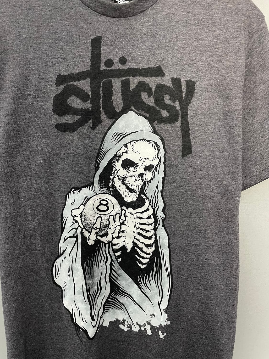 스투시 빈티지 스켈레톤 그래픽 반팔 H2555 상품이미지3