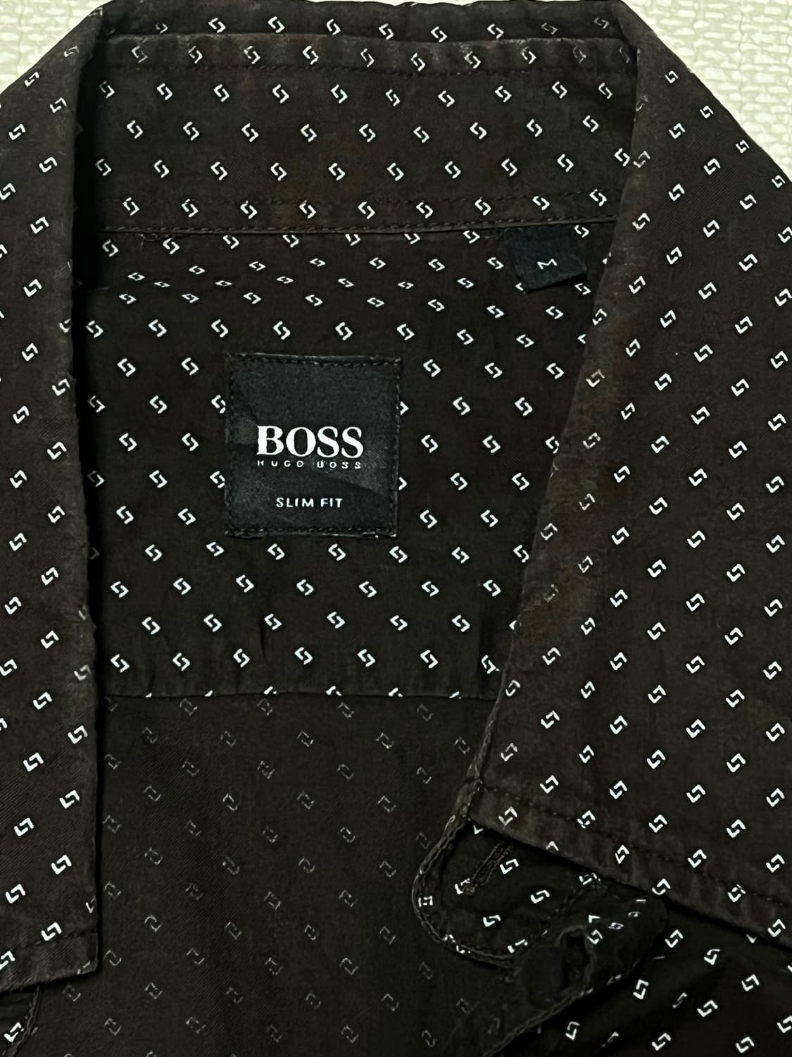 보스Boss 슬림핏 다크초코 셔츠 상품이미지2