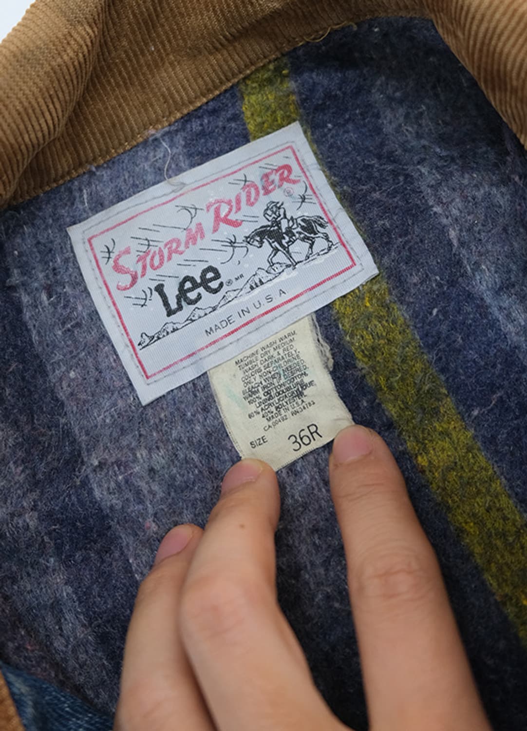 80s lee 데님 트러커 made in usa 상품이미지8