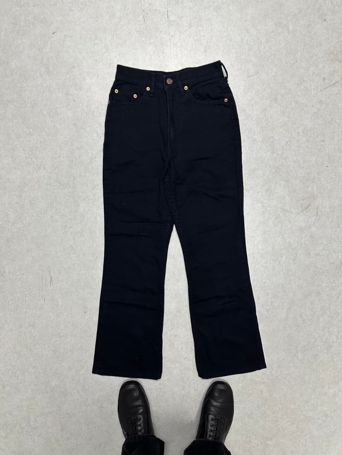 리바이스 517 흑청 플레어진 상품이미지1