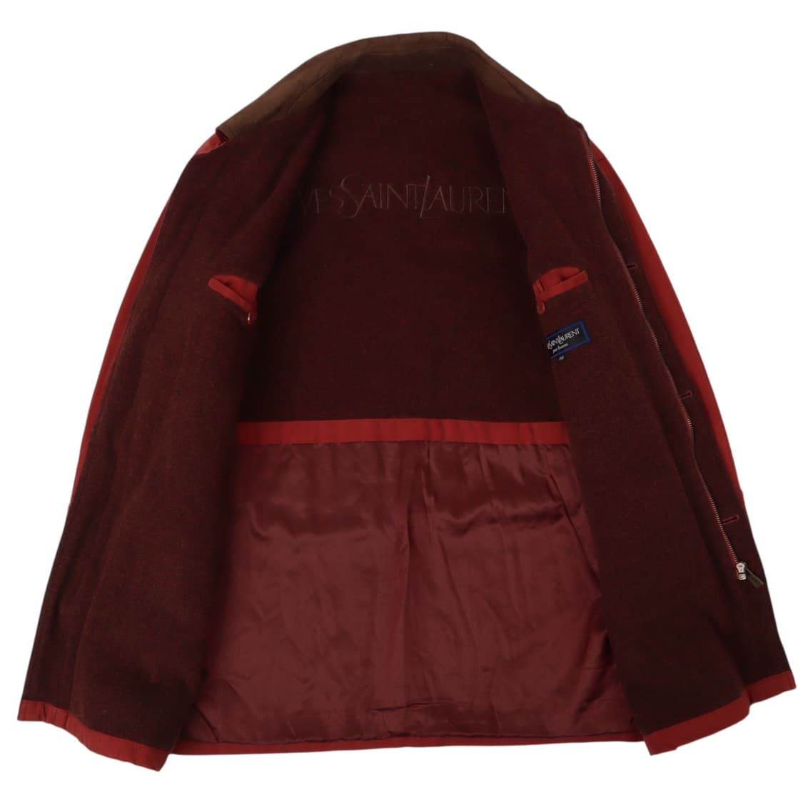 입생로랑 뿌르 옴므 스웨이드카라 로고 사파리 자켓 상품이미지7