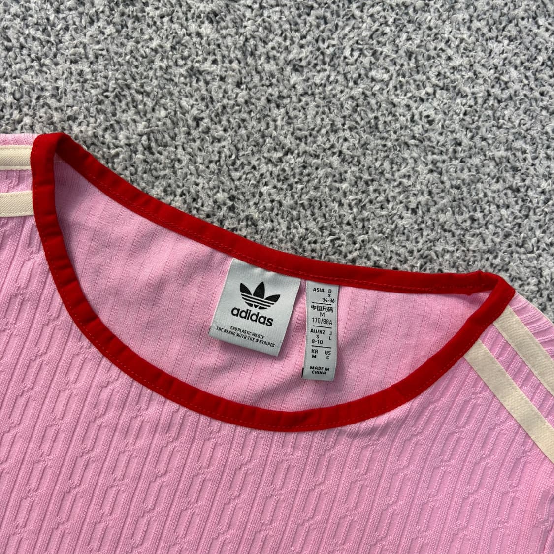 M 아디다스 여성 반팔 니트 0414J 상품이미지2