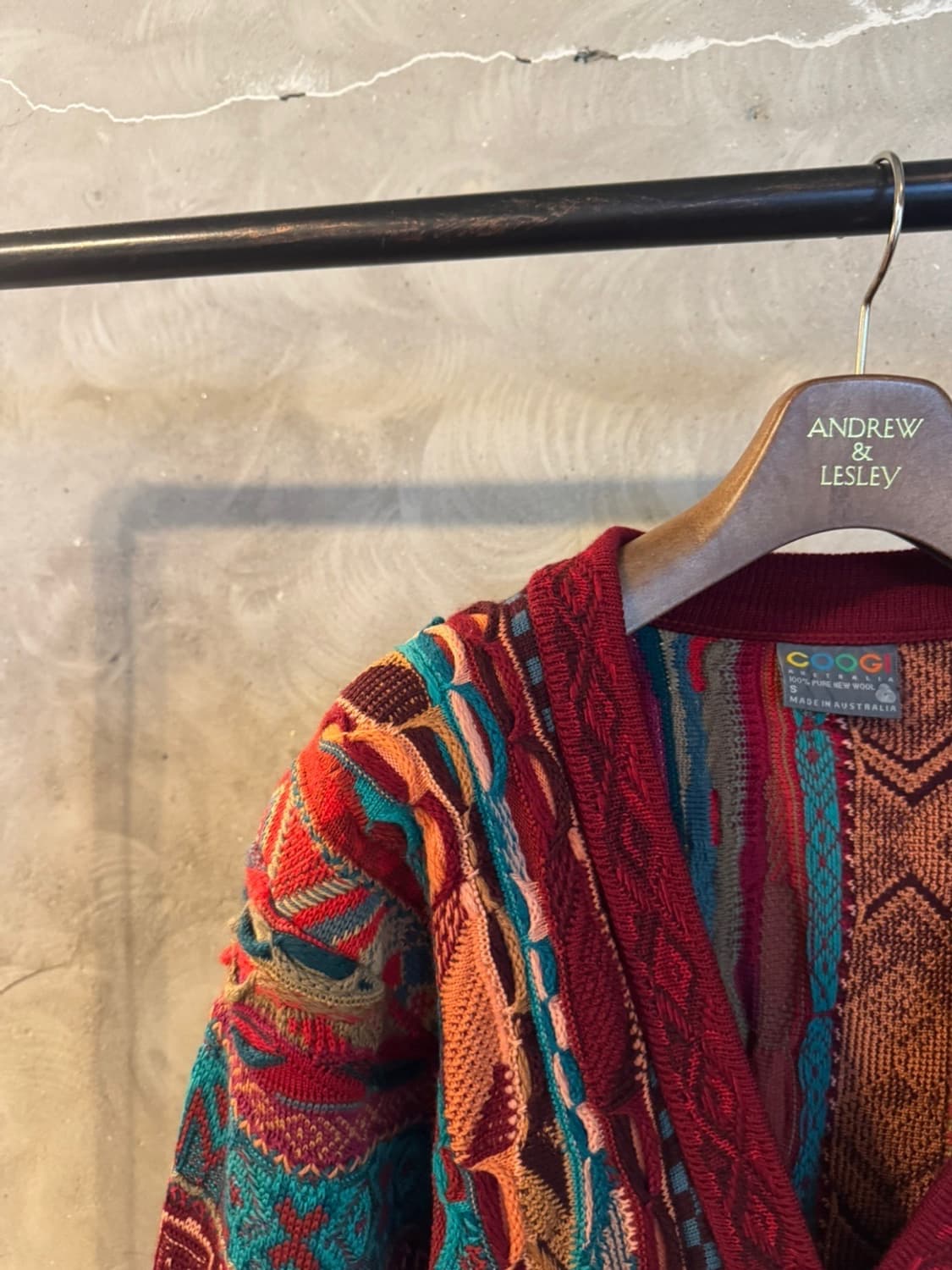 COOGI 쿠지 케이블 니트 가디건 66~77 상품이미지2