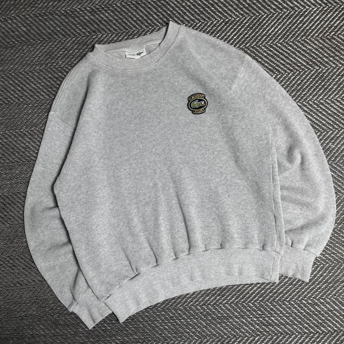 라코스테 아카이브 자수로고 크루넥 스웻셔츠y 5196 상품이미지1