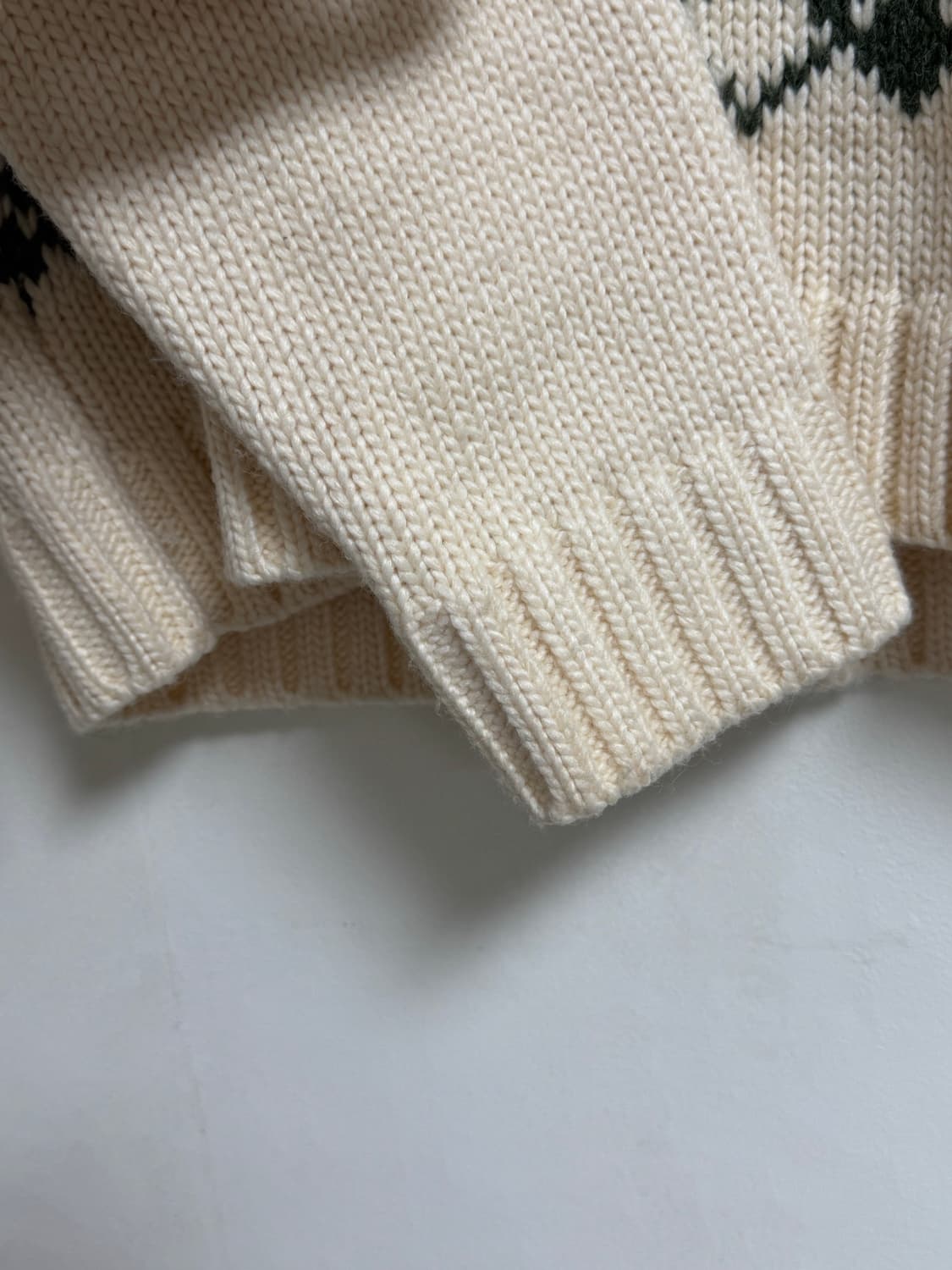 팔렛 노르딕 니트 집업 1회 착용 (169000원) 상품이미지8