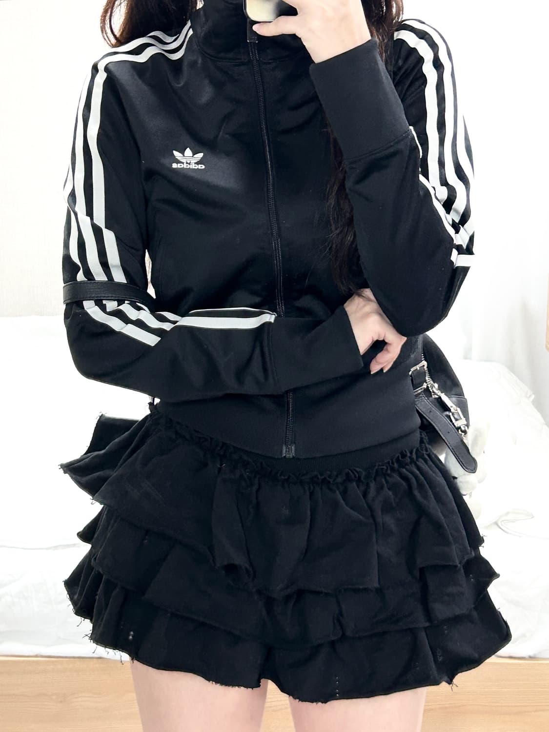 아디다스 우먼스 블랙 파이어버드 져지 상품이미지1