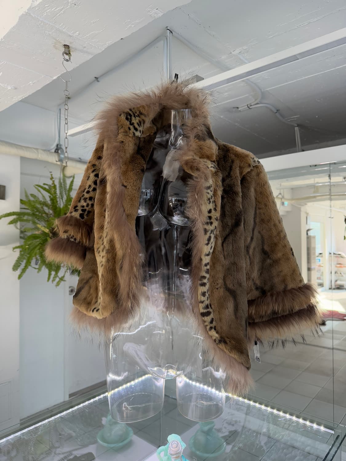 leopard fur jacket 상품이미지3