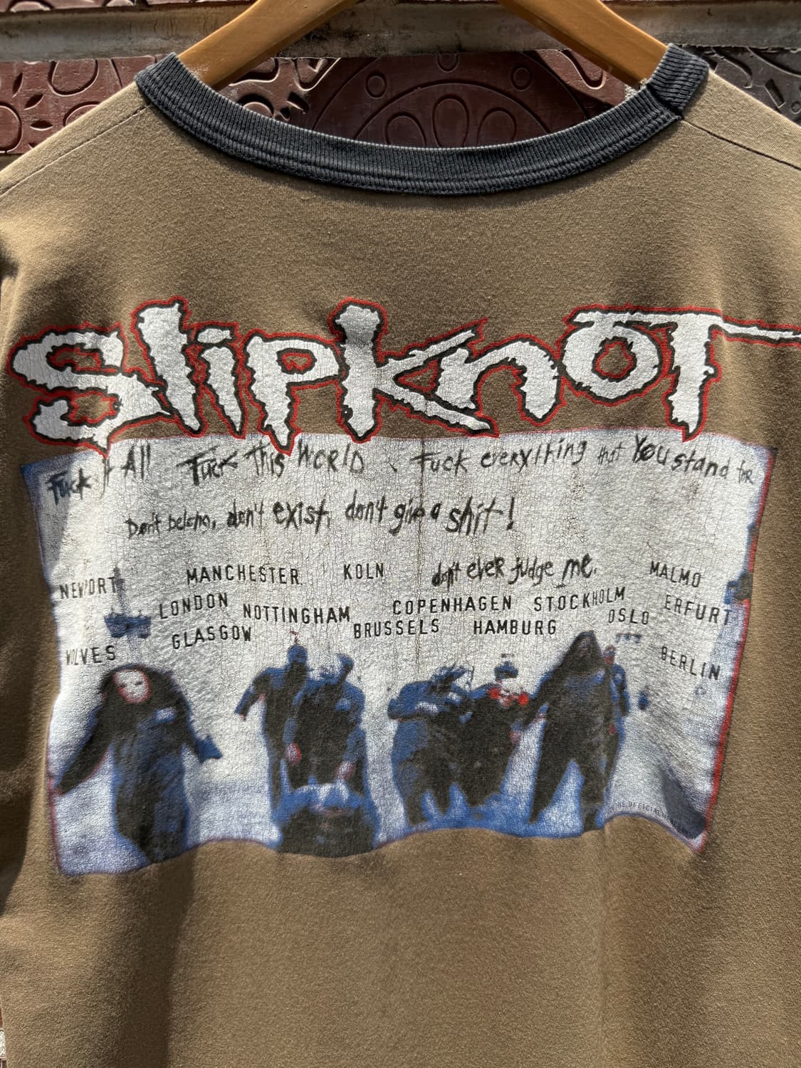 슬립낫 Slipknot 1999s 빈티지 밴드 링거티 상품이미지4