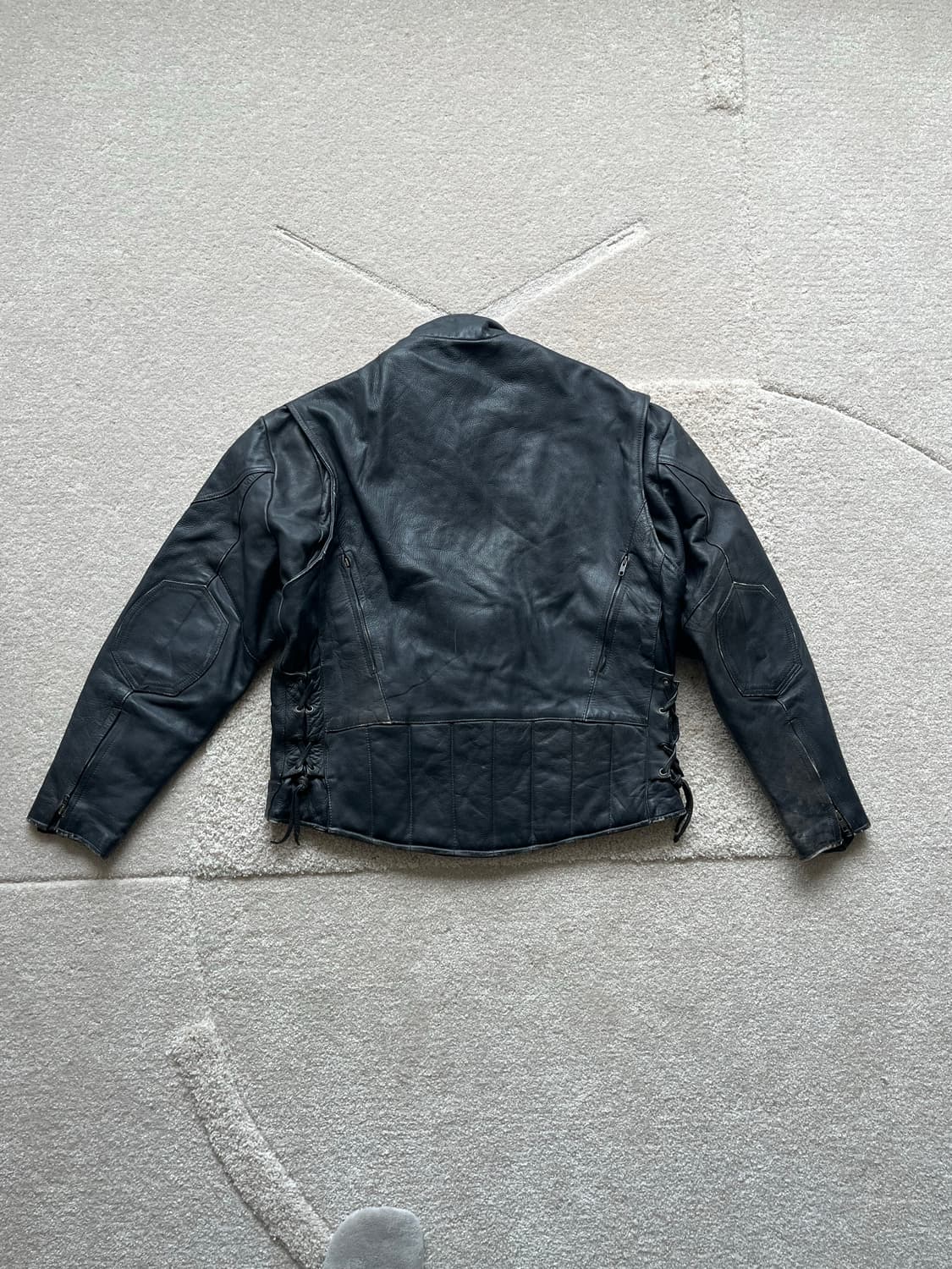 유닉 레더 바이커 자켓 (105-110) 상품이미지9