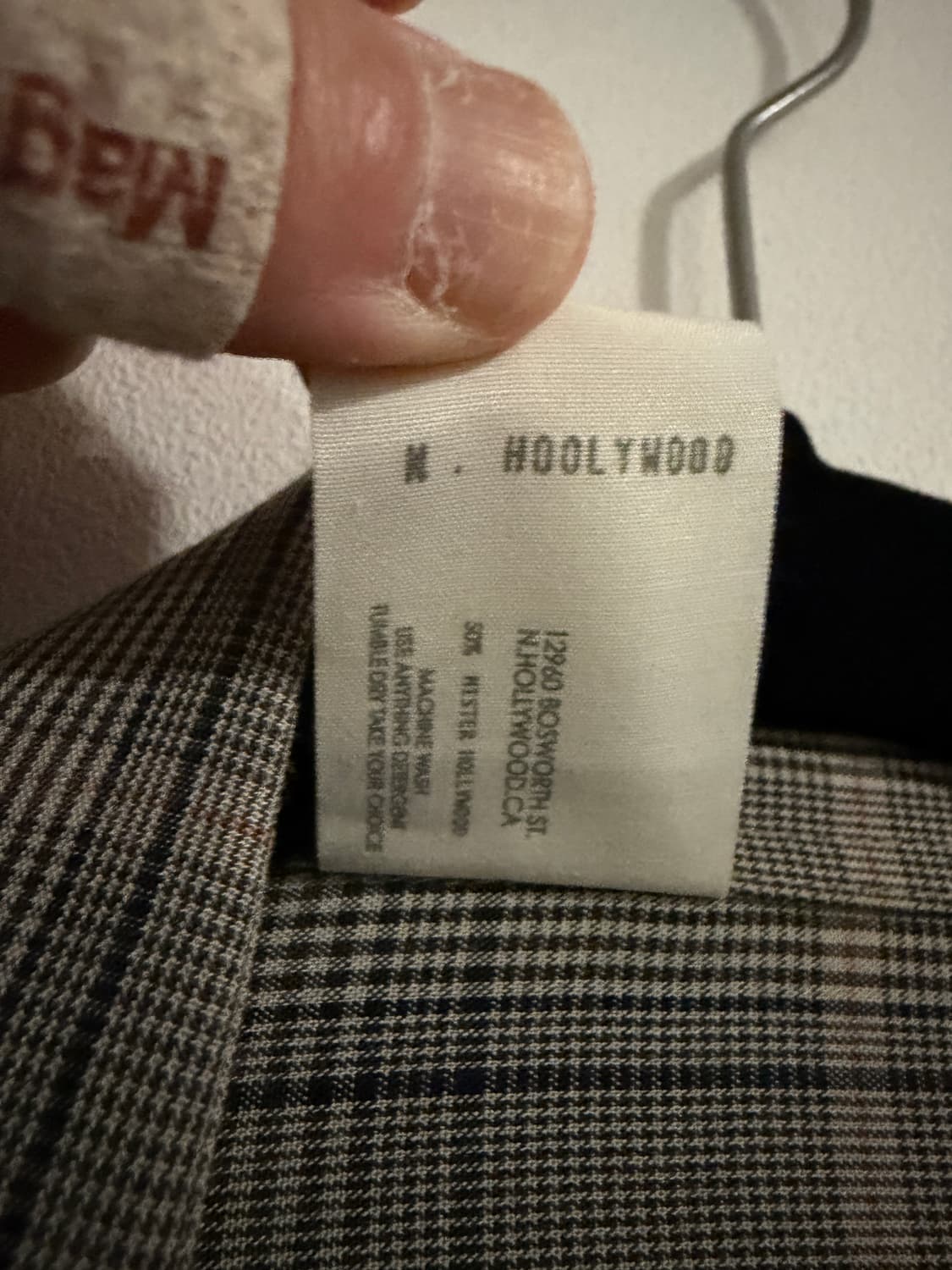 엔할리우드 체크 도킹 리메이크 셔츠 상품이미지3