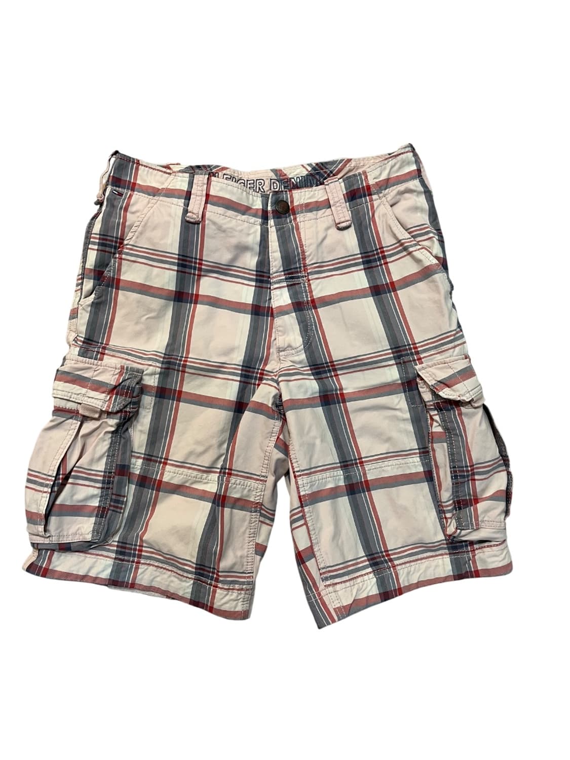 hilfiger denim 체크 버뮤다 팬츠 핑크 pink 상품이미지2