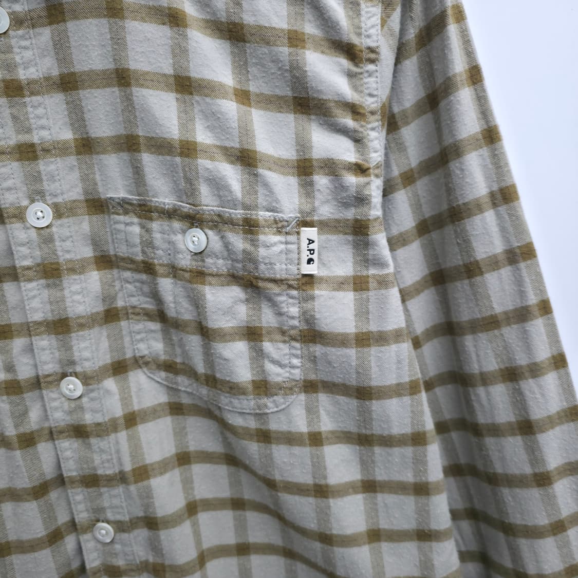 [S] 칼하트 x A.P.C. 체크 셔츠 상품이미지4
