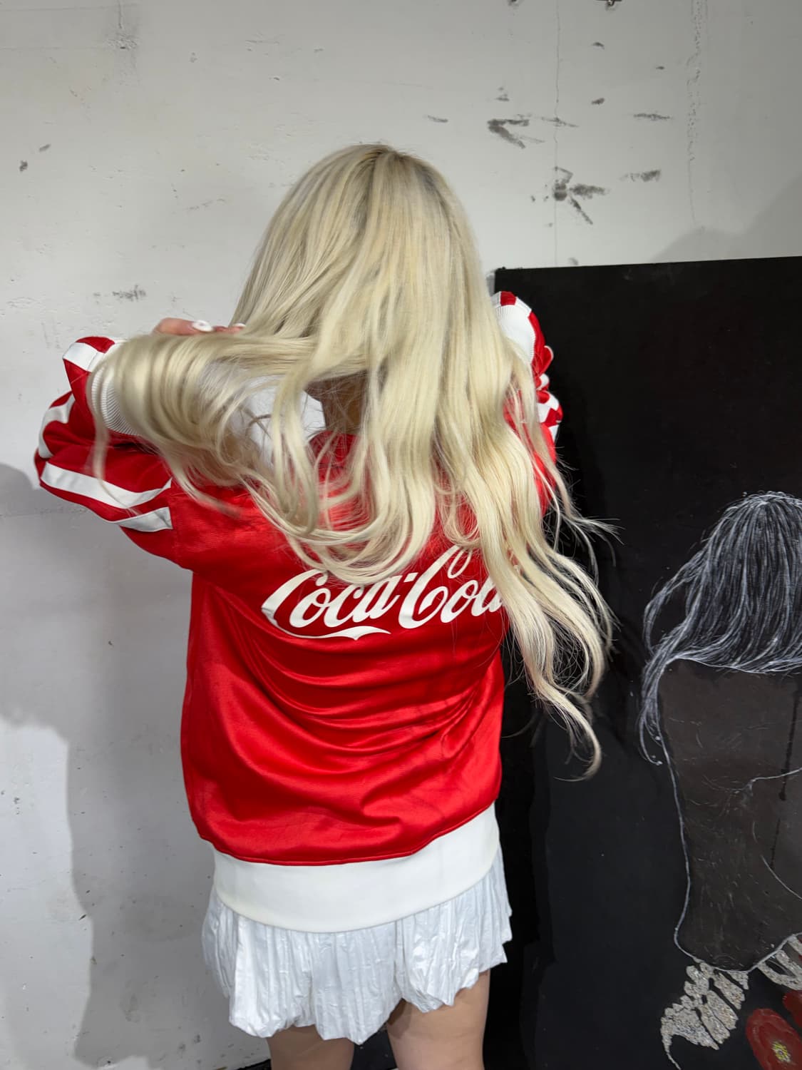 코카콜라 갸루 집업 져지  상품이미지1