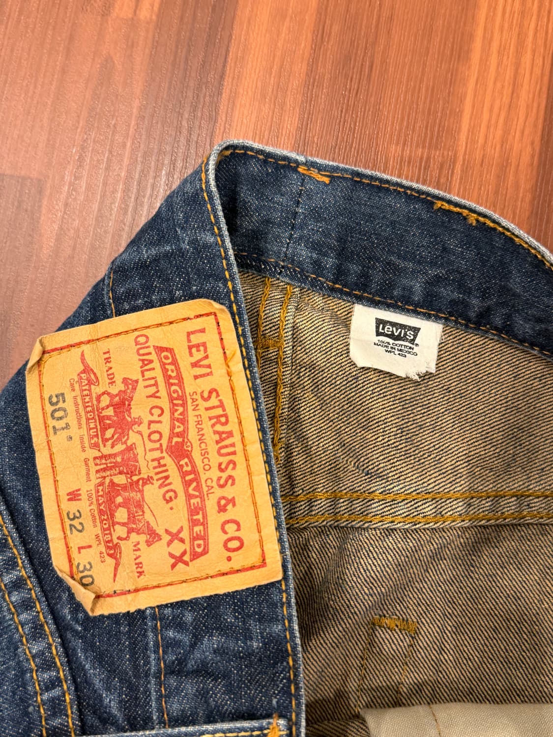 00s Levis 리바이스 501 빈티지 데님 팬츠 (31inch) 상품이미지8