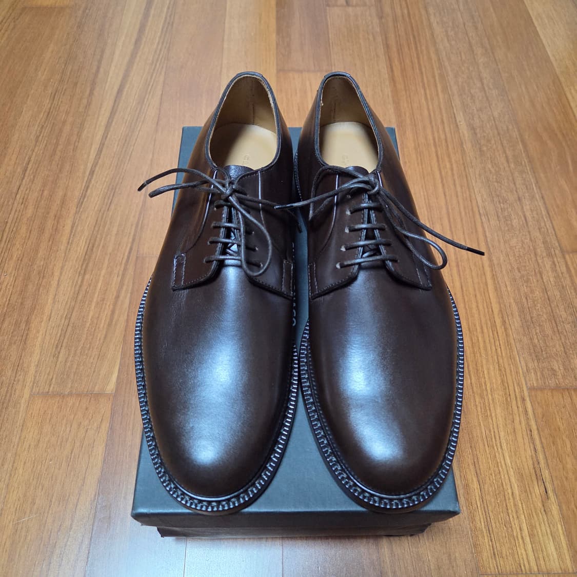 클럽모나코 브라운 더비 슈즈 US8.5사이즈 상품이미지1