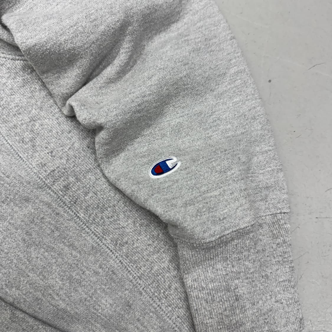 챔피온 리버스위브 후드티 그레이 상품이미지4