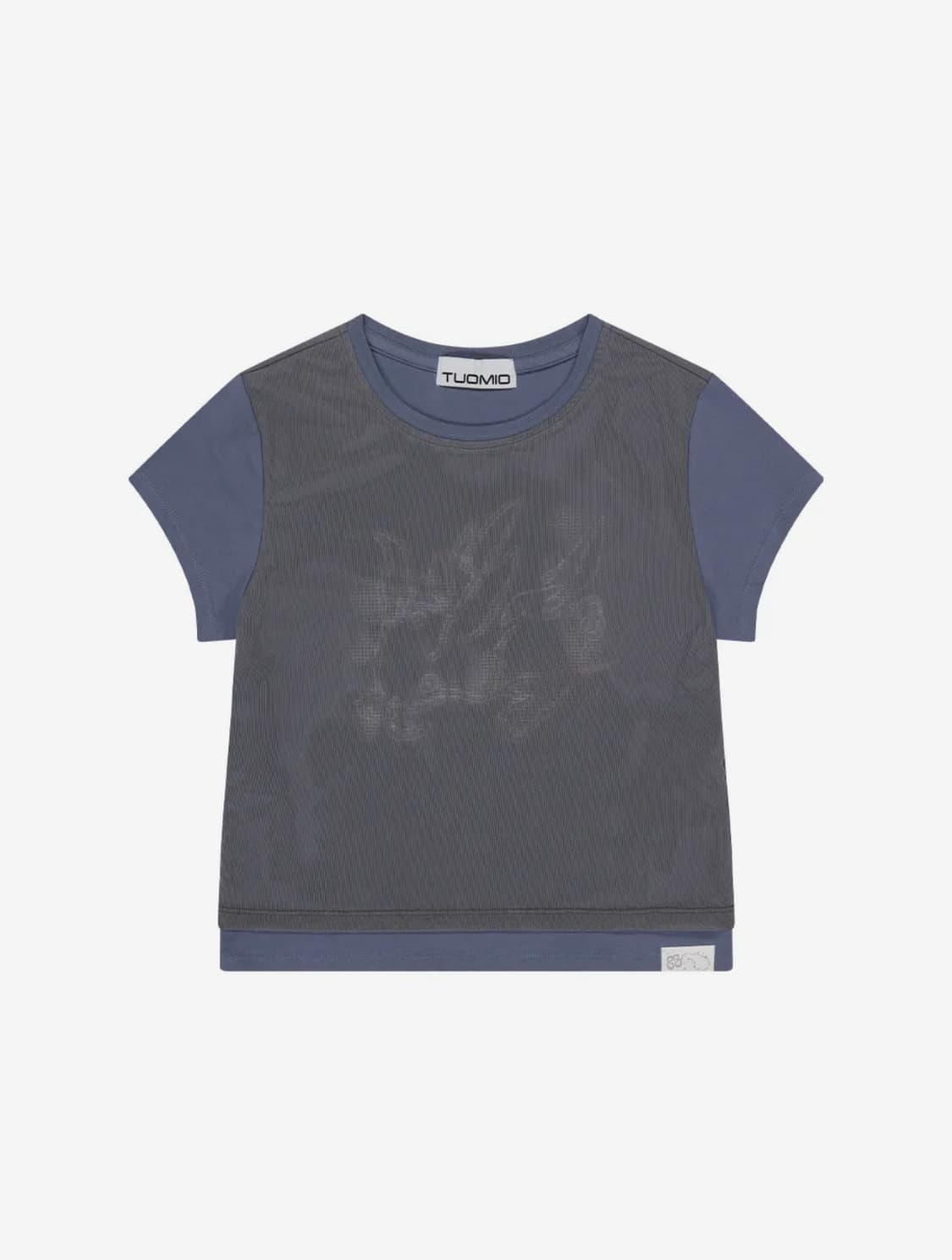 뚜오미오 반팔 MESH LAYERED GRAPHIC T-SHIRT 상품이미지1