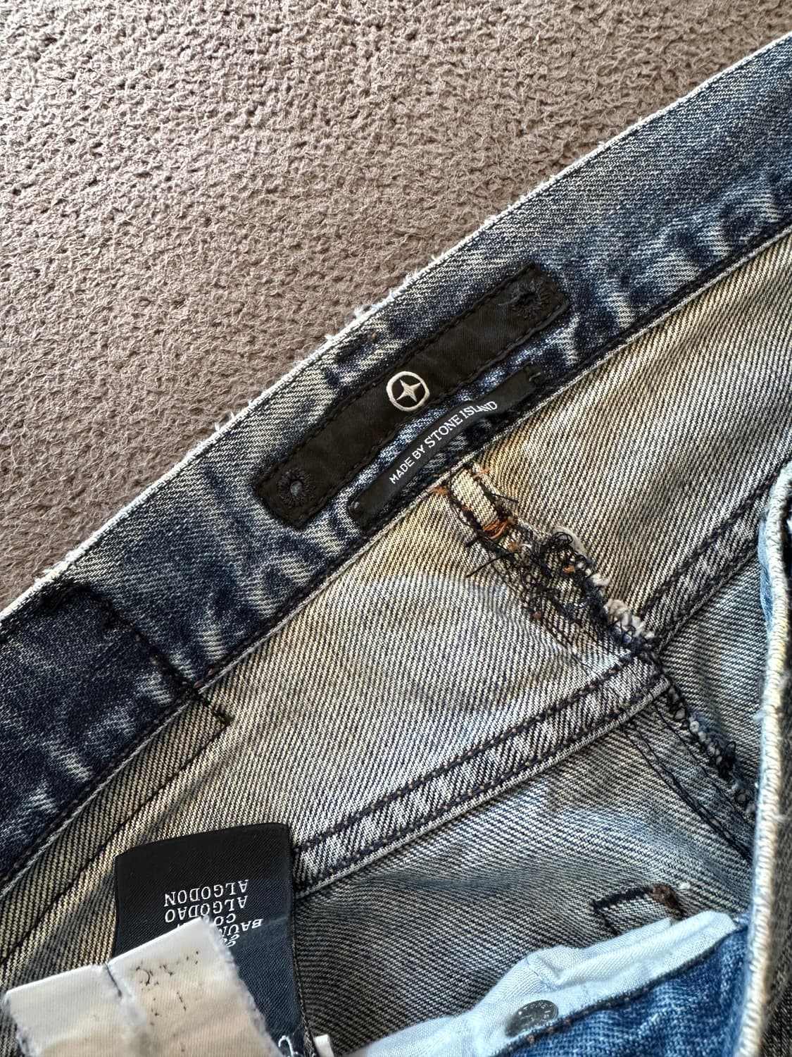 스톤아일랜드 데님 스트레이트 팬츠 처분  상품이미지5