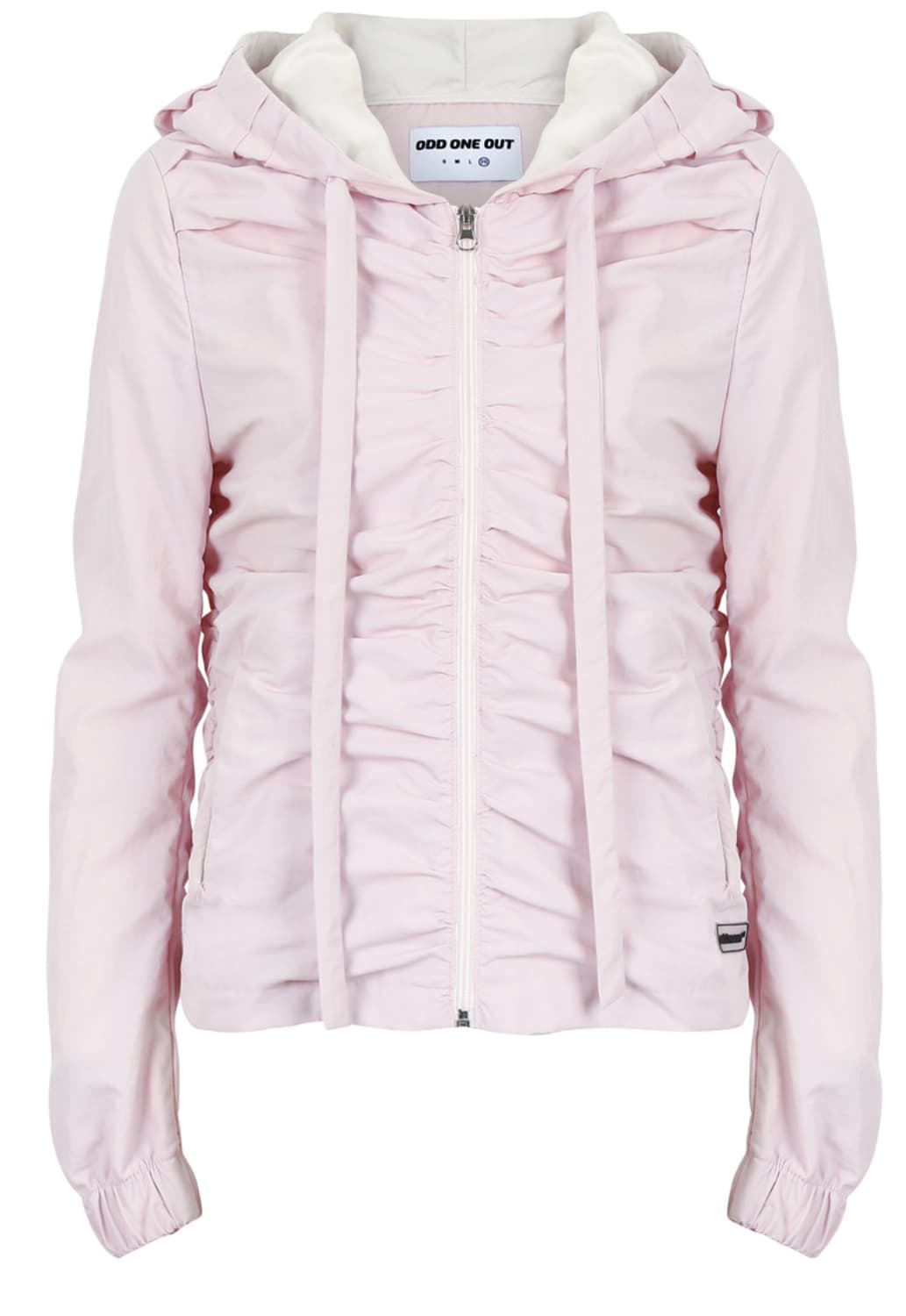 오드원아웃 셔링후디점퍼 핑크바람막이  상품이미지3